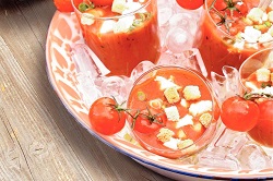 Gazpacho met witte kaas