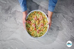 Orzosalade met olijf en prosc…