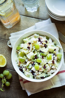 Zomerse salade met druiven, c…